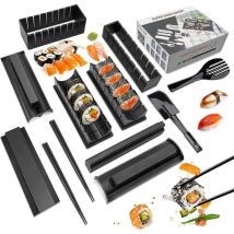 Sushi-set, 12-teiliges Premium-sushi-werkzeugset Aus Kunststoff, Sushi-reisrollen