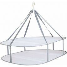 Suspendus séchoir à Pull, Cintre à Maille Pliable à 2 Niveaux pour Chandail, délicat et Maillot de Bain