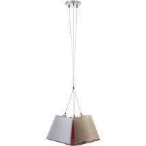 Novolux - Suspensión a tu estilo E27 42W Transparente Cromo
