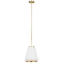 Elstead - Suspension à 1 lumière Carter, style b, blanc mat, E27