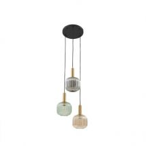 Suspension à intensité variable 'Dorotoe' en verre pour salon & salle à manger