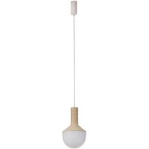 Lucande - Suspension à intensité variable 'Florine' en céramique pour salon & salle à manger