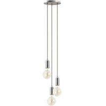 Suspension A TU ESTILO E27 3x60W Chromé