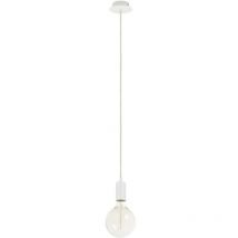 Suspension a tu estilo E27 60W Blanc - Blanco