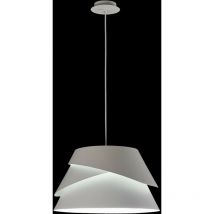 Inspired Lighting - Suspension, Suspension Alboran Blanc en Metal, mantra