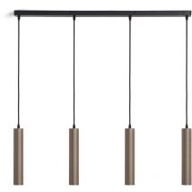 Ledkia - Suspension Aluminium Aritz 4 Spots Bronze