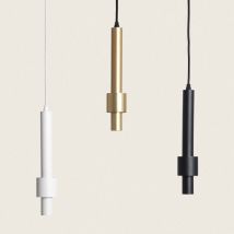 Efectoled - Suspension Aluminium Dakari Blanc