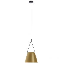 Leds-c4 - Attic - Pendentif décoratif suspendu au plafond or peint en noir mat 1x E27 / 250cm