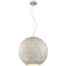 Spring Lighting - Grand plafonnier à 1 ampoule blanc, E27