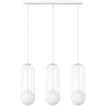Applique Brina acier 3xG9 54cm Sollux