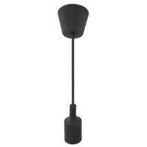 Suspension câble noir (1m) E27 IP20 max 60W