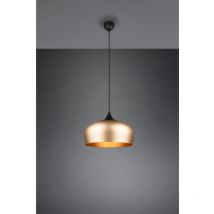 Iperbriko - Suspension Cuisine Ottone Chiron Trio Lighting - Lustre Conique Satiné
