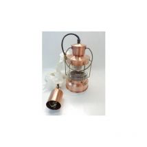 Suspension cuivre et verre déco ø 180mm 440mm avec chainette 1600mm pour lampe E27 230V (non fournie) IP20 halo Bega 1021