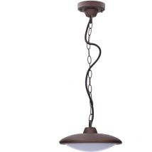 Forlight - Colgante Ip44 Pergola Led 7,5W 3000K Marrón 533Lm