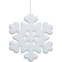 Suspension de Noël Grand Floçon Blanc h 49 cm - Feeric Christmas