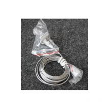 Slv Declic - Suspension de plafond blanche avec cable acier 3m pour support et fixation de rail 1 allumage 230V IP20