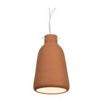 Larissa Lighting - Suspension de plafond Berovo Dome 1 lumière argile