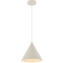 Suspension Décorative 1xe27 23w Ip20 – Métal Blanc