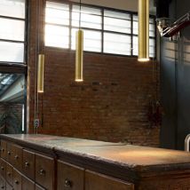 Millumine - Suspension Design Led Candle Laiton Bruni Tube