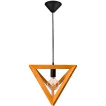Suspension design Legno 133cm réglable bois naturel compatible led