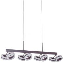 Italux - Metis - Suspension led Moderne Bronze, Blanc Chaud 3000K 2450lm