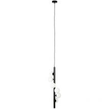 Boite A Design - Suspension design noir mate avec 6 boules en verre