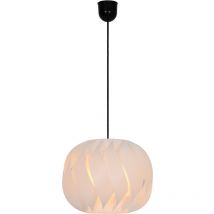 Suspension design Pearl 120cm pvc blanc réglable compatible led