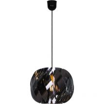 Suspension d'intérieur Pearl 120cm pvc noir réglable compatible led