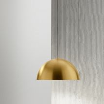 Millumine - Suspension dôme laiton Bonella Diam.50