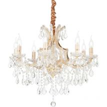 Suspension dorée Napoléon D670xH890-1700mm