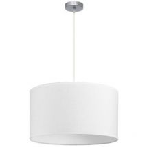 Fabrilamp - Suspension Dori 3xe27 Nickel/blanc Regx50x50 Cm Sans Diffuseur