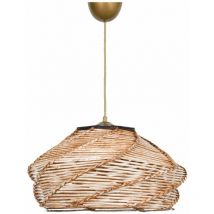 Suspension imitation bambou Ovale
