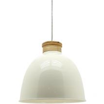 Aubry Gaspard - Suspension en métal et bois naturel sculpté