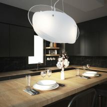 Globo - Plafonnier suspendu luminaire éclairage lampe lumière douille E27 15614