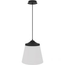 Aluminor - Suspension, Suspension en métal et tissu Woody s Noir en Metal