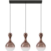 Suspension en verre à intensité variable 'Lyrisa' en verre pour salon & salle à manger