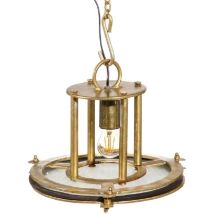 Denzzo - Suspension Façon Phare Recyclé En Laiton Doré 35 Cm