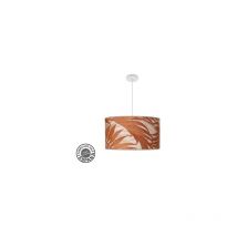 Fabrilamp - Suspension Fashion 3xe27 Blanc/feuille Caldera Regx50x50cm C/diffuseur