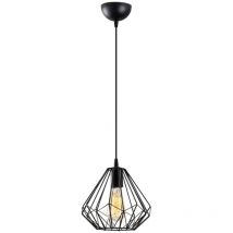 Concept-usine - lea - Suspension filaire noire en métal