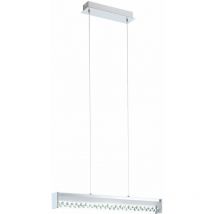 Suspension design led suspension salon éclairage verre cristal chrome plafonnier Eglo 93562