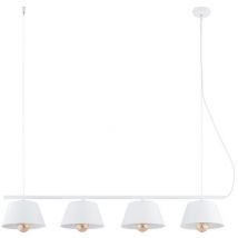 Epikasa - Suspension Gelato, Acier peint par poudrage, Blanc, 100x100x20 cm