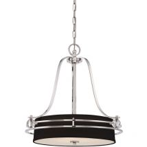 Elstead - Gotham - Plafonnier à 4 ampoules, argent impérial, E27