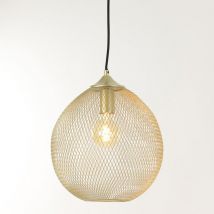 Millumine - Suspension Grillage Or Moroc Diam.30