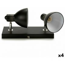 Lampe de Grundig black metal 40 w 15 x 9 x 32 cm e14 (4 pcs.)