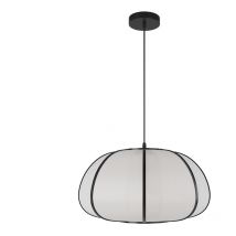 Rendez-vous Déco - Suspension en bambou noir D38 cm - hana