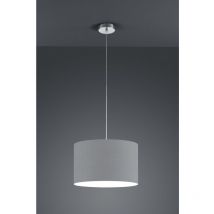 Iperbriko - Suspension Hotel Abat-jour Gris Ø40 cm
