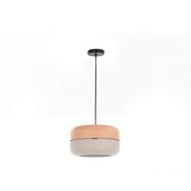 Webmarketpoint - Suspension luminaire Idra en métal rose et gris sts - 35cm x 35cm x 150cm