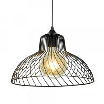 Boudet - Suspension, Industriel Métal Noir Simars 1 Lumière(S) D.30 Cm