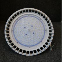 Suspension Industrielle Led 100w Blanc Ø 330mm Avec Anneau 5000k 10000lm 90° Non-dimmable Alim 230v Ip65 High Bay Trajectoire