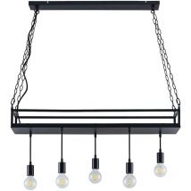 Lindby - Suspension à intensité variable 'Kirista' en métal pour salon & salle à manger